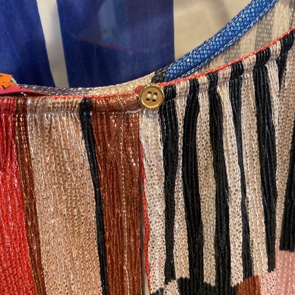 **New** Vilagallo Made in Italy multi colored dress - Picture 6 of 8